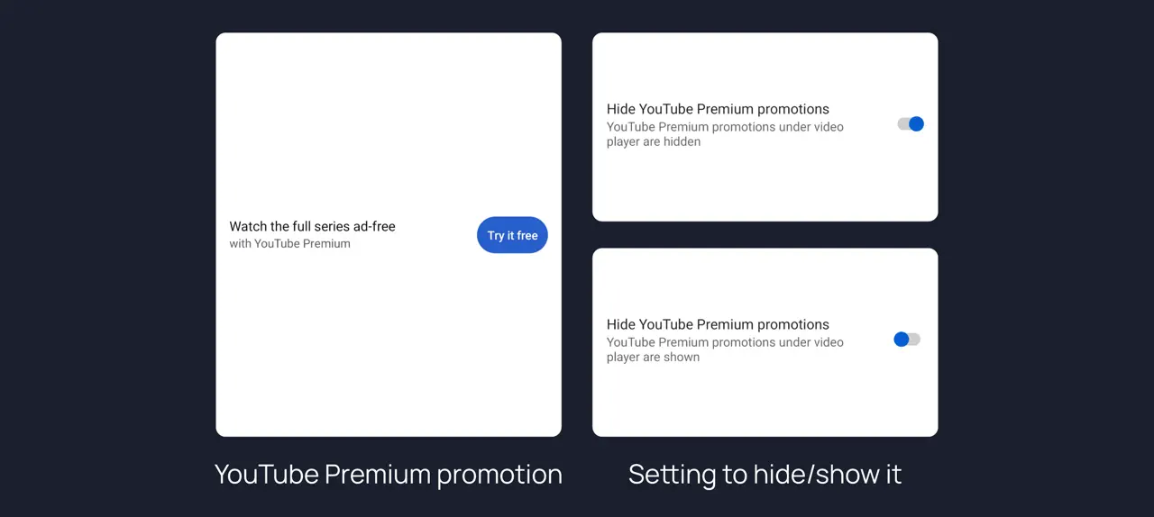 Premium upsells