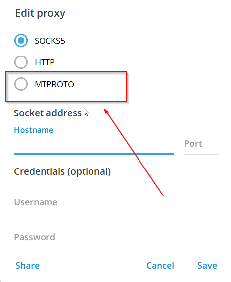 Use MTProto