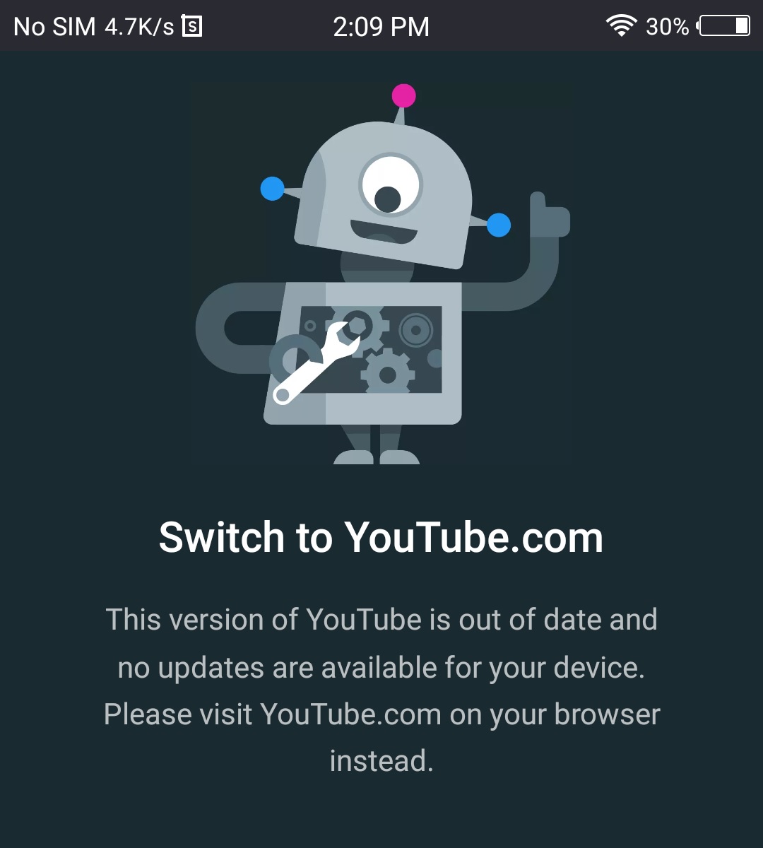 Switch to YouTube.com Error: How ReVanced Keeps Legacy Android Devices Alive