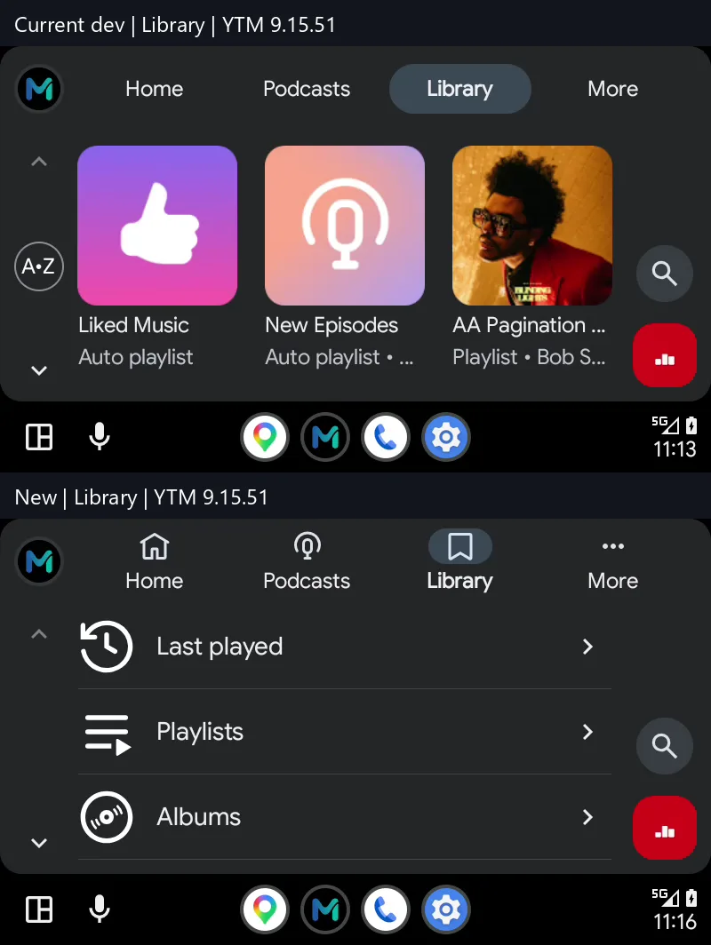 YouTube Music Android Auto Gets Home, Library and Search in ReVanced and Morphe
